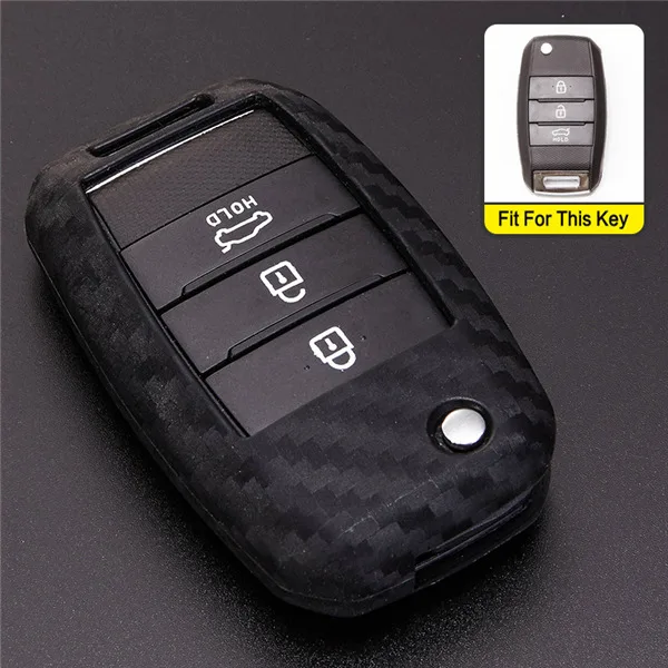 Only Key Cover Чехол для ключей автомобиля для KIA Rio 3 4 K2 Ceed Cerato K3 Sportage QL Picanto K5 Optima Sorento Stinger Niro аксессуары для ключей - Название цвета: Only Key Cover