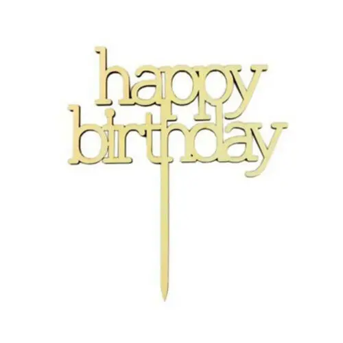 Популярные Красивые Романтические деревянные топперы для торта украшения