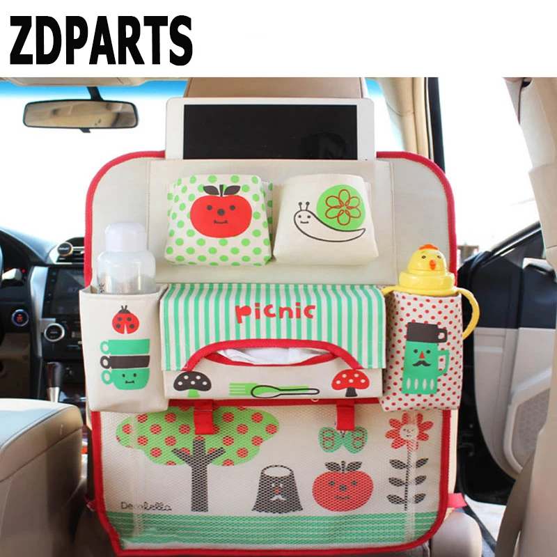 ZDPARTS чехлы органайзеры для чемоданов на заднее сиденье автомобиля Audi A3 A4 B7 B8 B6 A6 C6