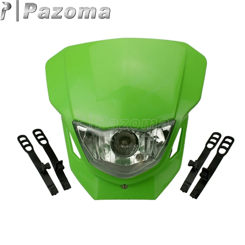 12V 35W Motorcycle Headlight Universal Street Bikes Head Light Lamp for Kawasaki KX 250F 450F KLX 450R 150 KDX 200 KLR KLE 250