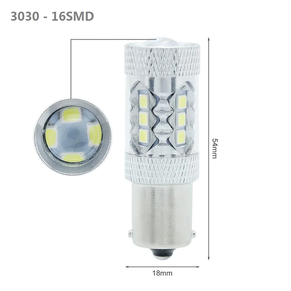 1 шт. ANBLUB 1156 BA15S P21W светодиодный 5630 3030 SMD Автомобильный задний тормозной светильник лампа заднего хода противотуманная фара DRL светильник s 12V 6000K