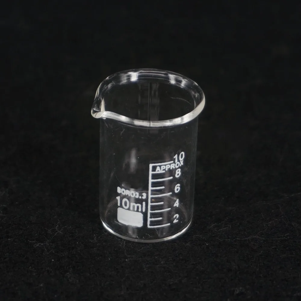 

10ML cheap Low Form Beaker Chemistry Lab G3.3 Borosilicate Glass Heavy Wall