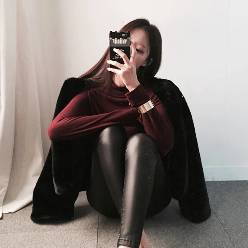 Женская Шуба из кроличьего меха свободная теплая шуба искусственного с коротким