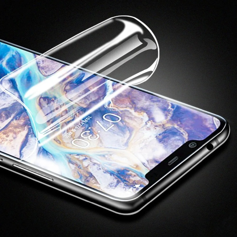 3D полное покрытие мягкий передний экран протектор для Nokia X6 X7 X5 8 Sirocco гидрогель