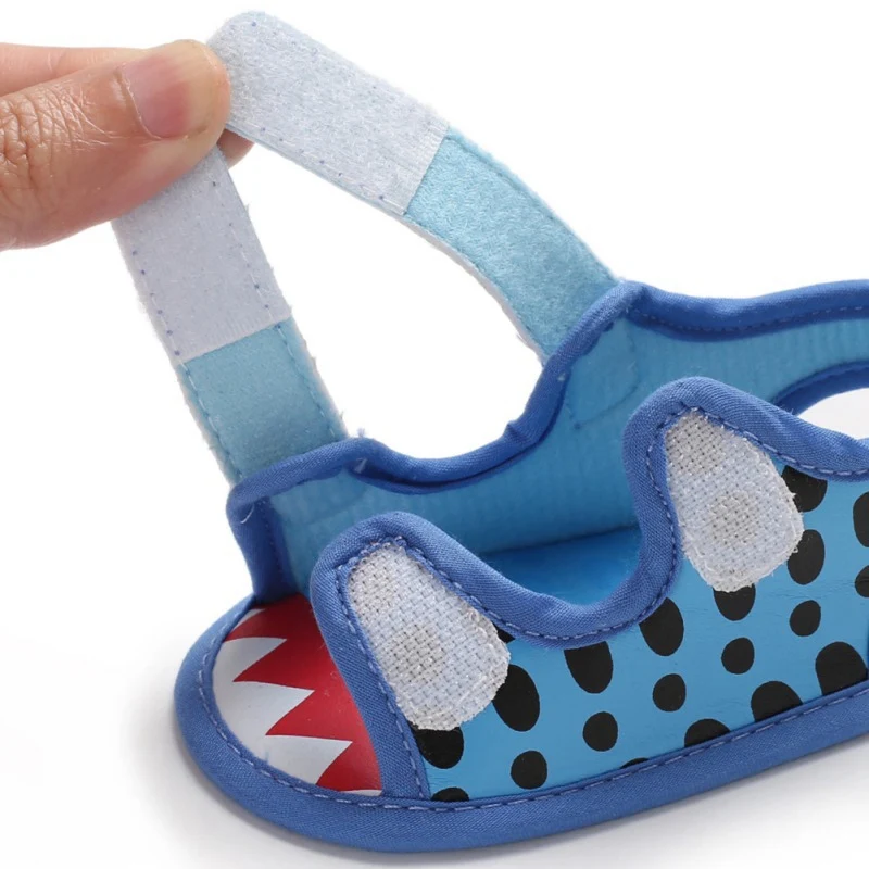 

Summer Cartoon Baby Boy Shoes Infant Newborn Baby Girl Boy Crocodile Printing Prewalker Sandals 0-18M
