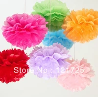wholesales 100pcs 820cm tissue paper pom poms party wedding shower flower balls decoration