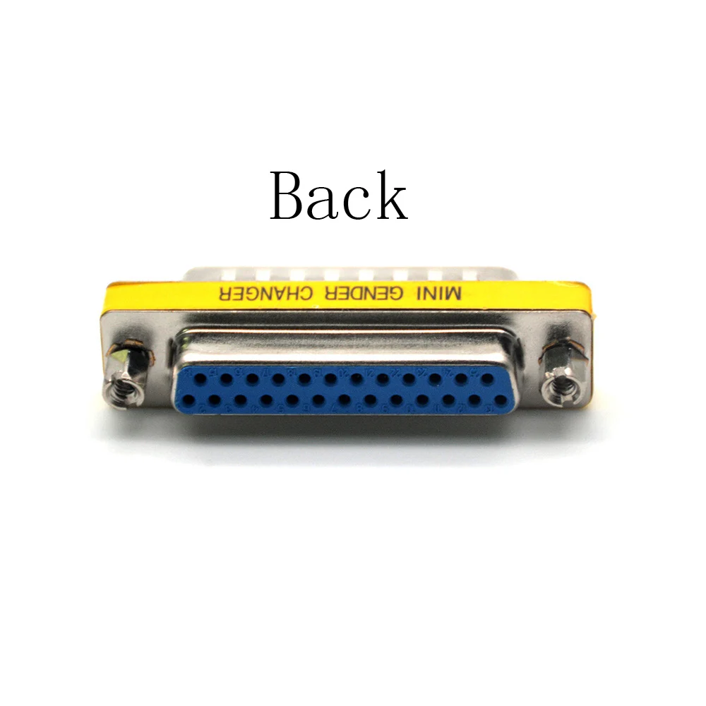 Общий DB25 Mini Gender Changer 25 Pin конвертер адаптер к папа женскому параллельному порту