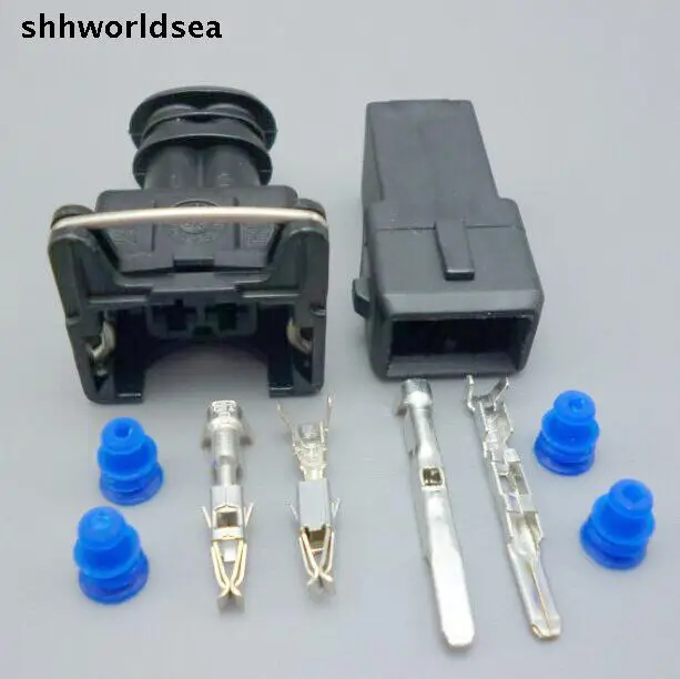 

Shhworldsea 2 Pin EV1 282762-1 Автомобильный водонепроницаемый разъем Женский Мужской автомобильный топливный инжектор Форсунка коннектор для CHANGAN