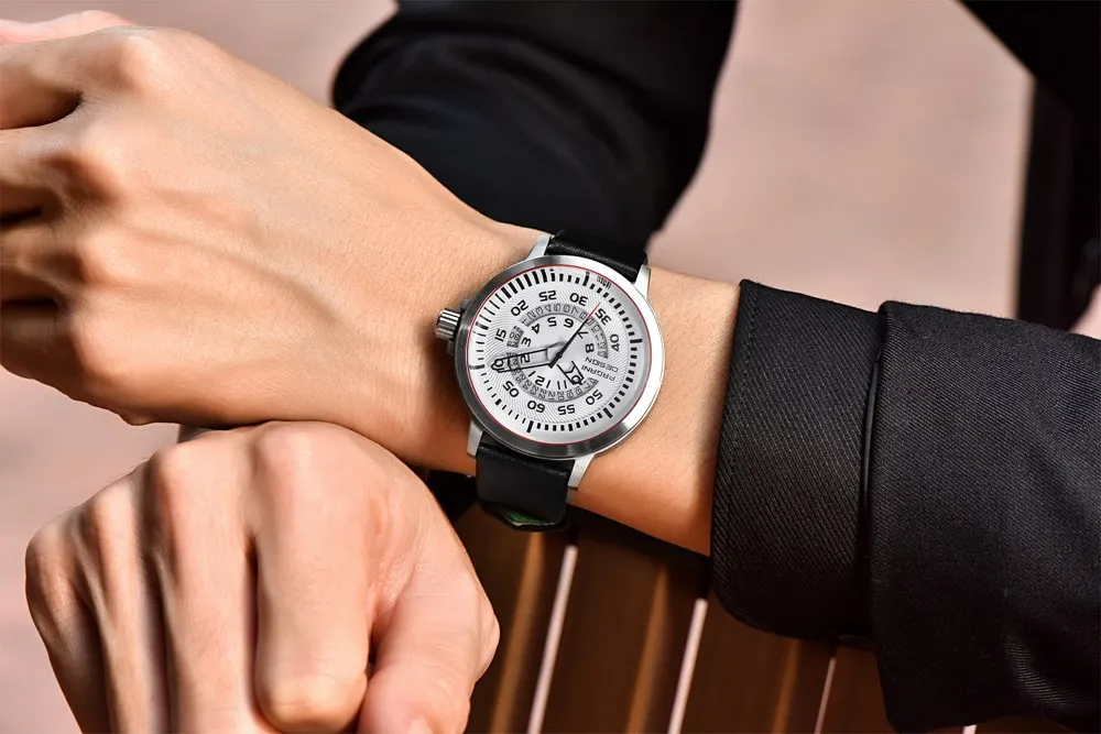 PAGANI Дизайн для мужчин часы Reloj Hombre уникальная личность Роскошные водостойкие календари кожа кварцевые часы Relogio Masculino