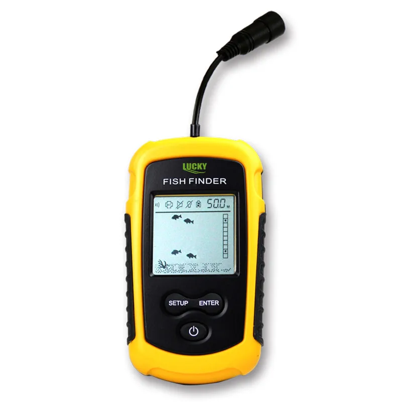 Эхолот рыболокатор портативный эхолот с ЖК дисплеем 100 м|portable sonar|fish findersonar sensor fish