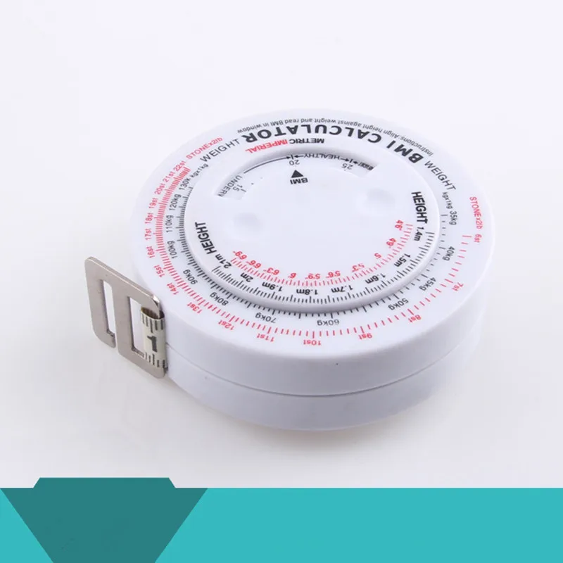 10 шт. 150 см BMI калькулятор выдвижная лента измеряет Индекс Массы Тела диета потеря