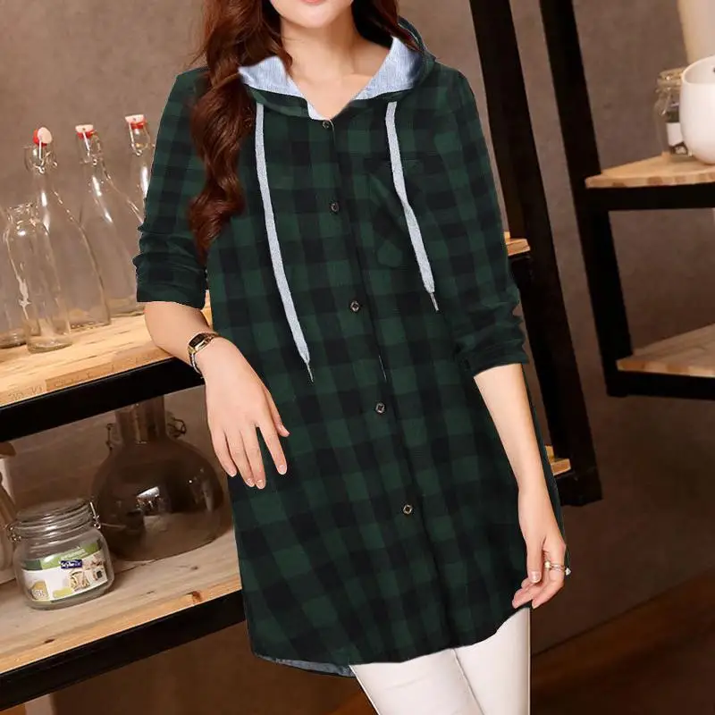 NFIVE бренд 2018 Женские клетчатые повседневные пальто новый зимний хлопковый свитер