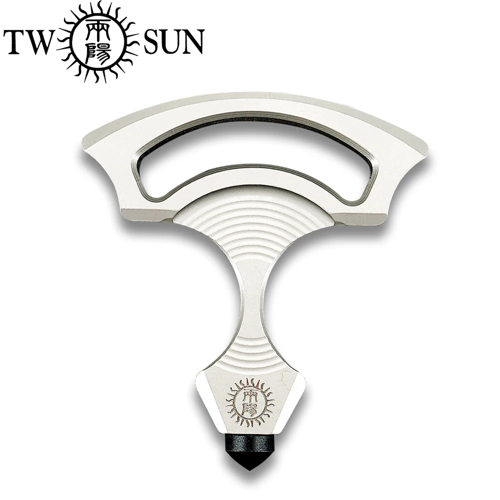 TWOSUN TC4 титановый многофункциональный инструмент для оконного стекла выключатель инструмент для аварийного выхода на открытом воздухе инструмент для выживания Самозащита защита EDC TS153