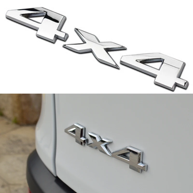 Overe 1 шт. автомобильный 3D металлический стикер 4WD 4X4 для Ford Focus 2 3 Fiesta Mondeo MK4 Ranger Toyota