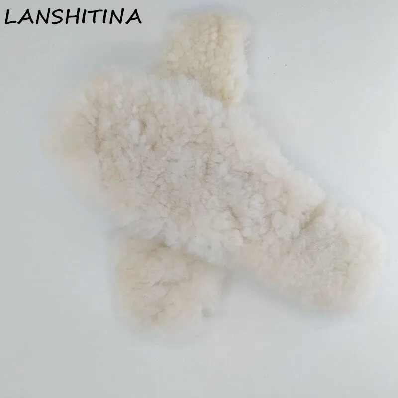 2018 Зимние Стельки унисекс для снежных ботинок подкладка из натурального меха 100%