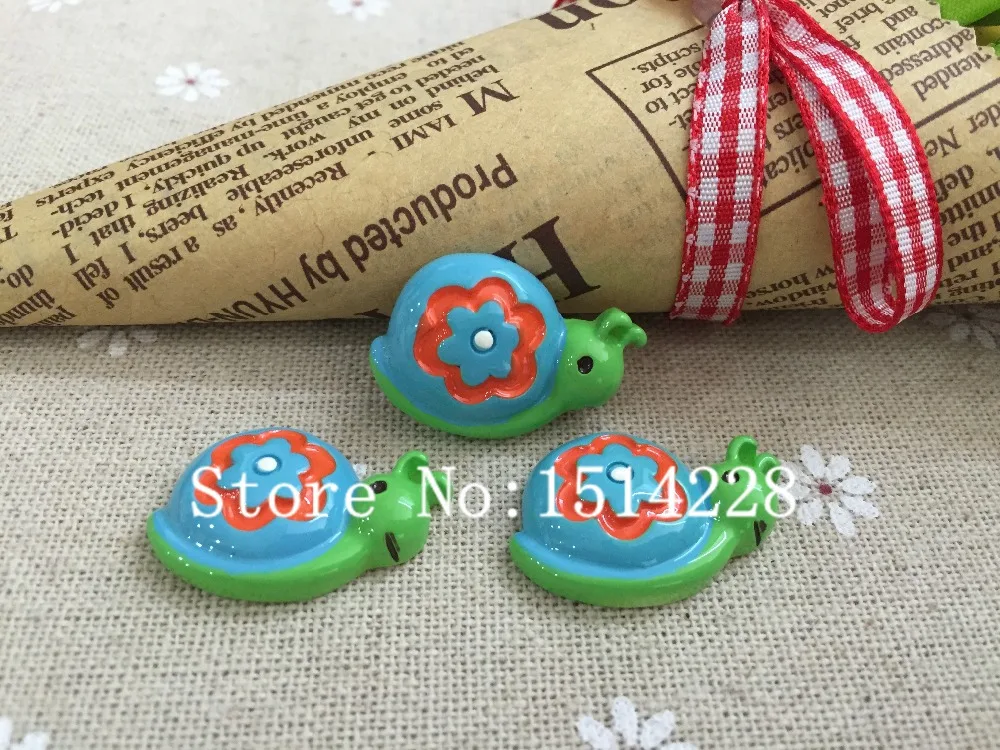 

Free shipping!Resin cute snail.Resin Flatback Cabochon for phone decoration ,DIY 19*28mm