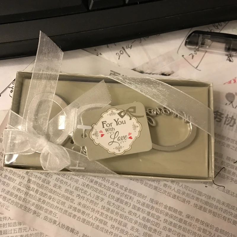 200 шт./лот новейшая хромированная открывалка для пивных бутылок forever love свадебные