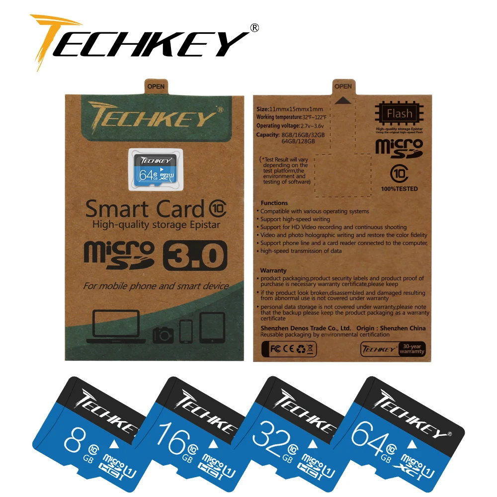 Карта памяти Micro SD 100% 32 ГБ 16 класс 10|card micro|memory card micromemory micro sd |