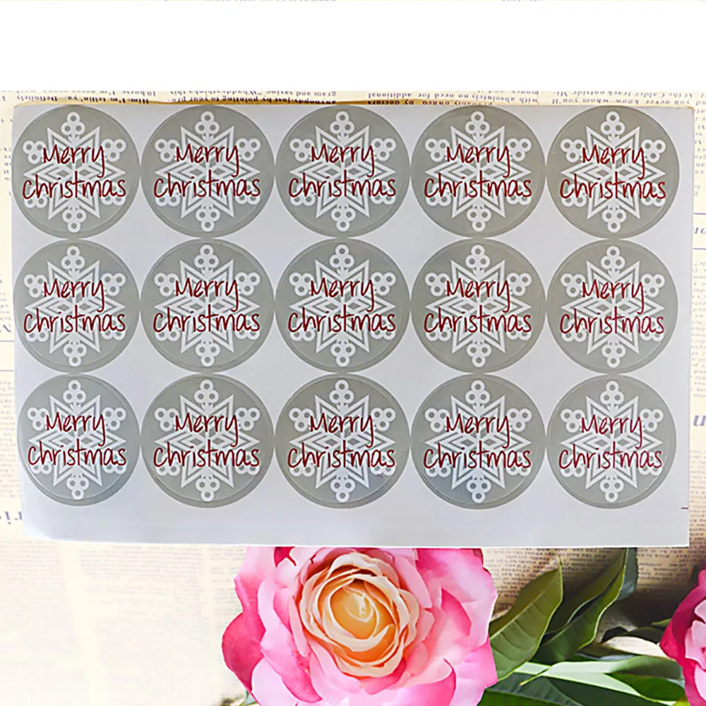 120 шт. наклейки снежинки для украшения|decorative decorative|decoration partydecorative tags |