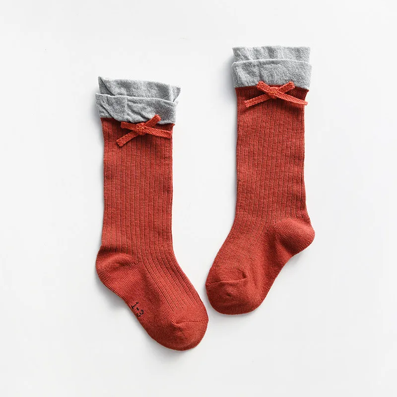 0-1Y red 2 sock Колготки для маленьких девочек; кружевные детские чулки принцессы для новорожденных; колготки; Вязаные изделия для младенцев; чулки для девочек; детские колготки; Collant - Цвет: 0-1Y red 2 sock