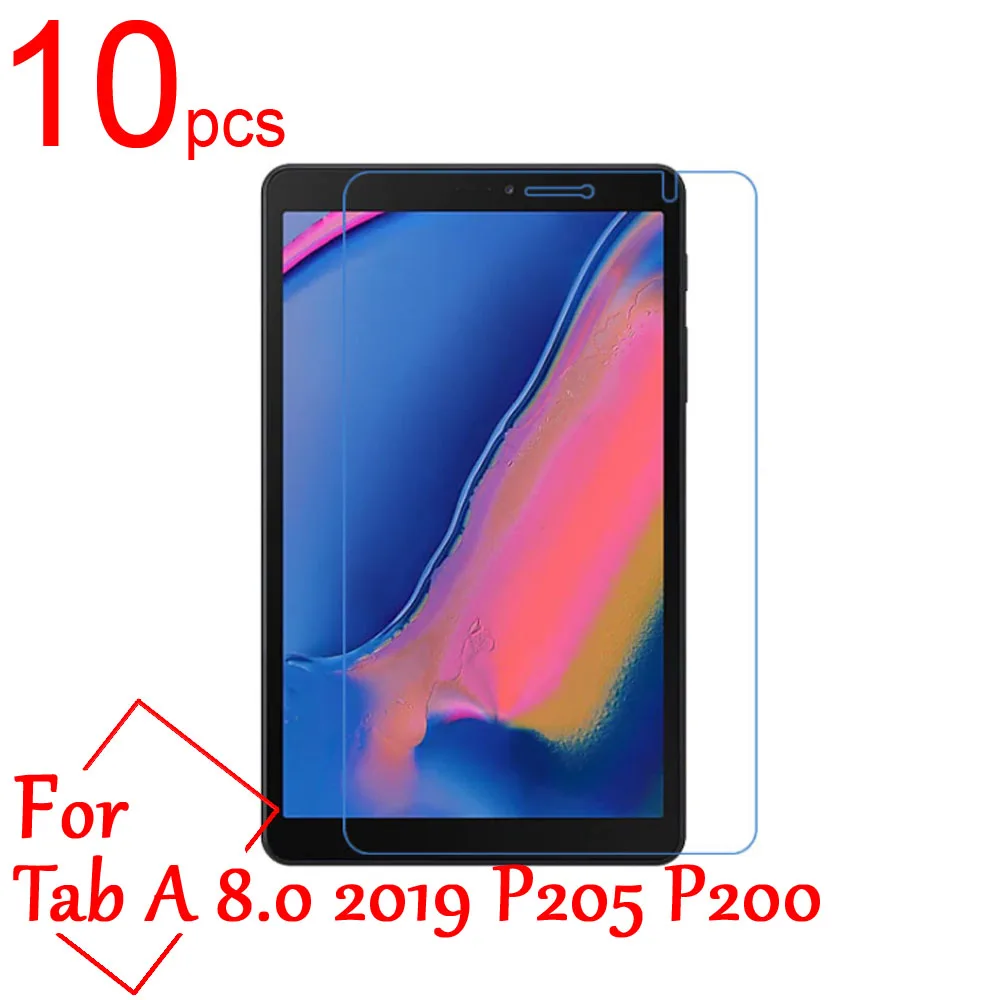 Прозрачные/матовые/нано Защитные пленки для экрана 10 шт. чехол Samsung Galaxy Tab A 8 0 P205 P200