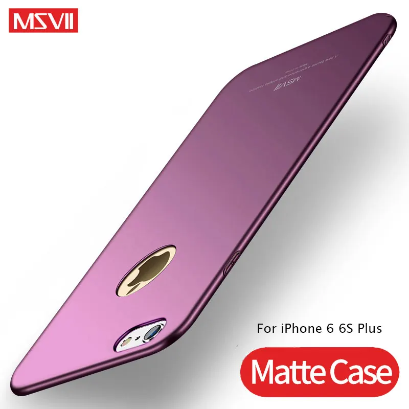 Чехол MSVII для iPhone 6 s Plus ультратонкий роскошный матовый чехол iPhone6 тонкий из