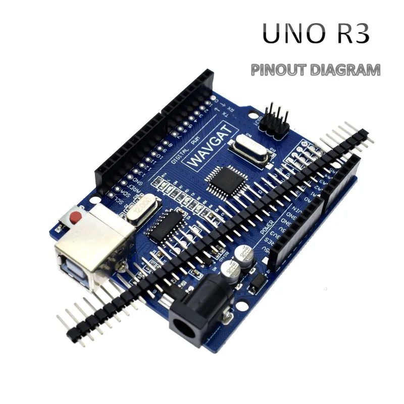 WAVGAT высокое качество UNO R3 MEGA328P CH340G для Arduino совместимый без USB кабеля Мега 2560