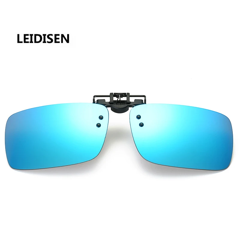 2017 New LEIDISEN Men's Polarized HD Eyewear Clip Colorful Coating Lens Men Women Myopia Glasses Fashion Eyeglasses Lenses|polarate hd|lens