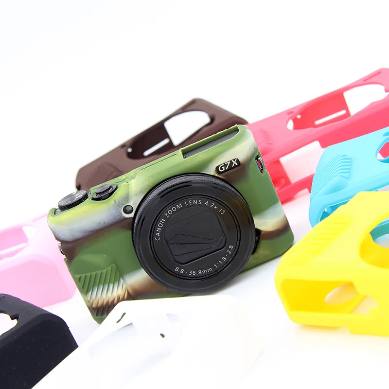 Силиконовый чехол для цифровой камеры защитный всего тела Canon EOS M3 G7X Mark II 2 мягкие