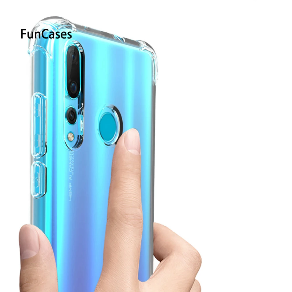 Противоударный чехол для huawei Y7Pro Y9 P Smart 2019 P30 P20 Nova 4E 4 3 3i Honor 8A 8C 8X V20 силиконовая