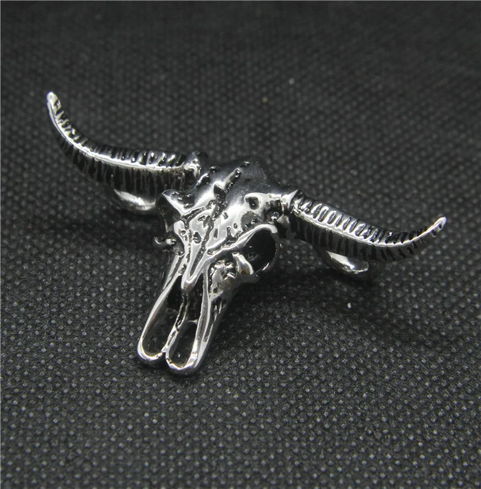 2019 Bull Head Pendant 316L Stainless Steel Fashion Cool Big Horn Skull | Украшения и аксессуары