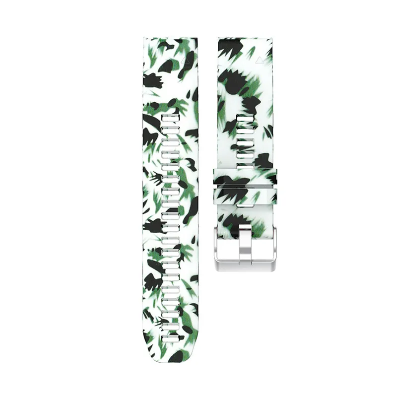 

Smart printing sport fashion Silicone Strap For Garmin fenix 5 Watchband Replaceable strap Quick release easy fit watch bands
