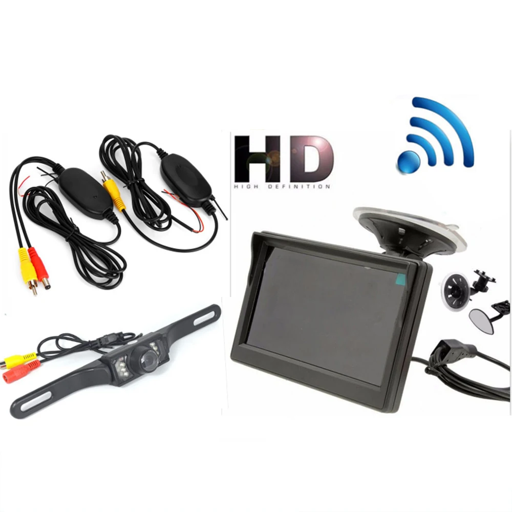 Автомобильная камера заднего вида с ЖК-дисплеем 5&quot | Автомобили и мотоциклы