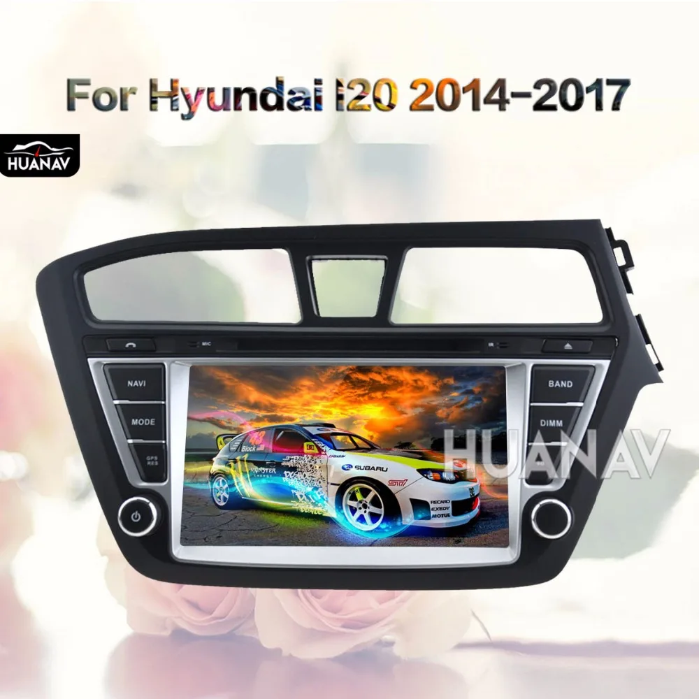 Автомобильный радиоприемник 2 din Android автомобильный DVD GPS навигатор для HYUNDAI I20 2014