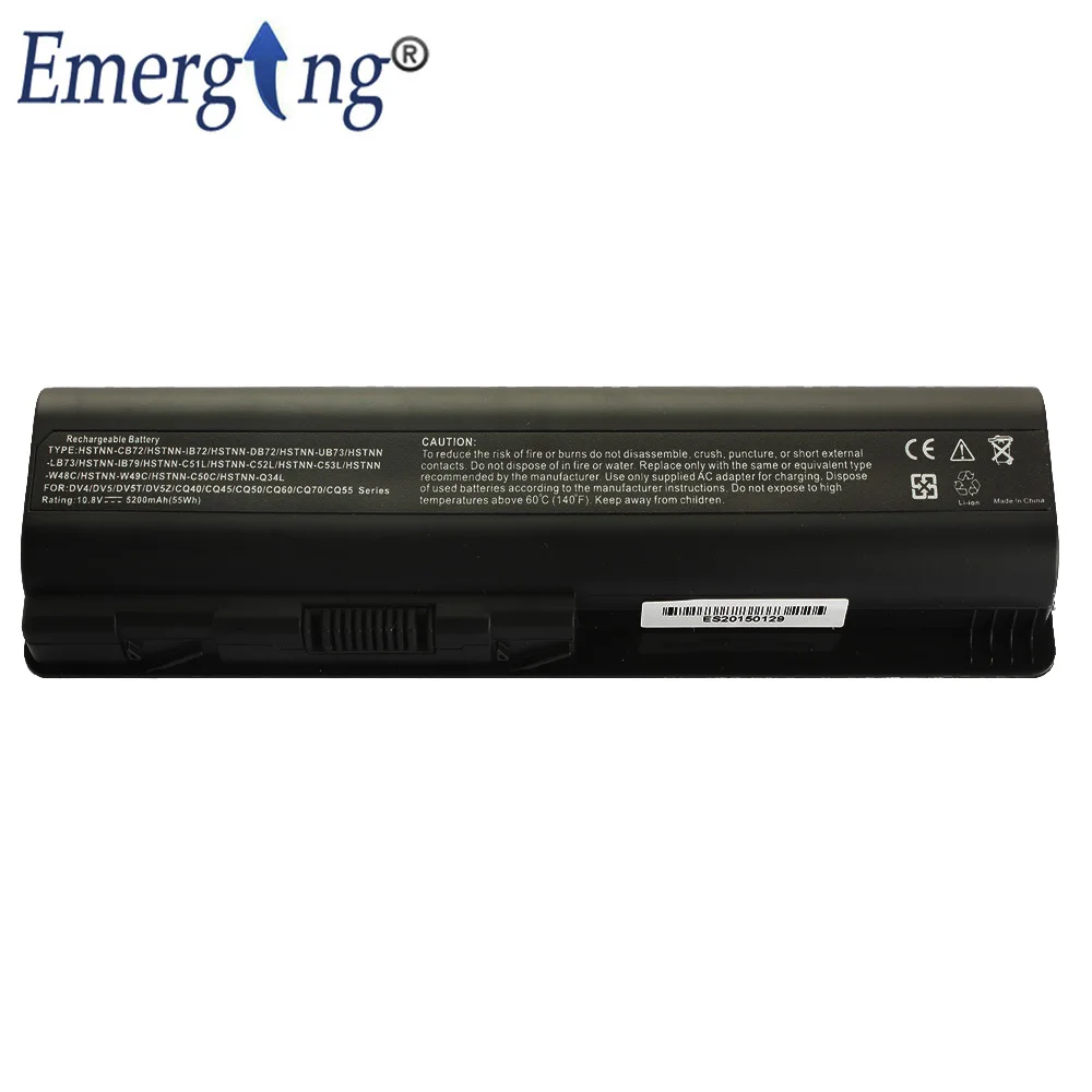 Аккумулятор для ноутбука HP pavilion 10 8 В 5200 мАч 6 ячеек DV6 G62 DV4 DV5 CQ45 CQ40 G50 G60 G70 |