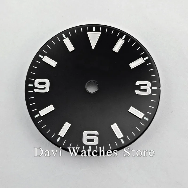 Светящиеся 29 мм блигера/стерильные часы с циферблатом подходят для ETA 2836/2824 2813/3804