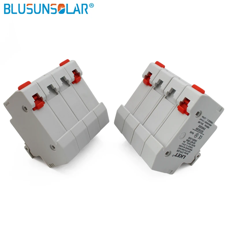 Комплект предохранителей BULSUNSOLAR1 4P 10/20A 1000 В постоянного тока с плавким