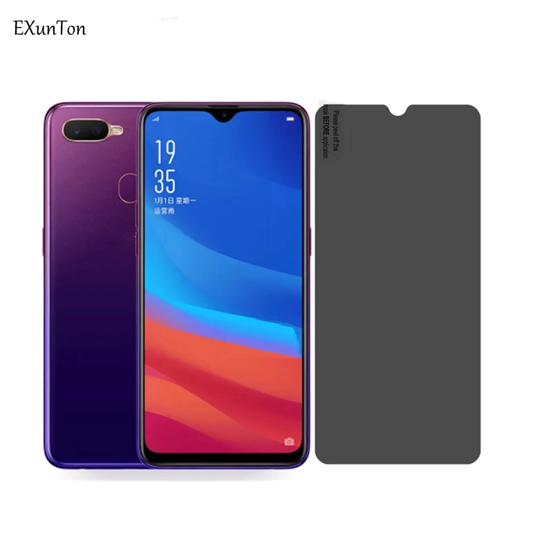 EXUNTON для Vivo V15 V15pro 9H анти шпион полное покрытие закаленное стекло Pro Антибликовая