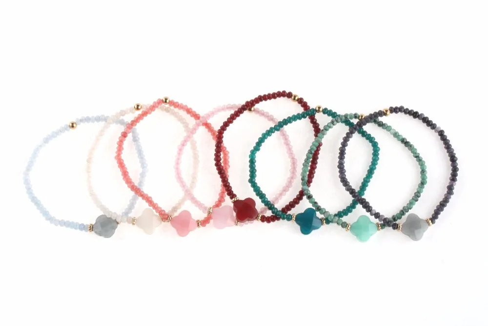 NeeFu WoFu хрустальные бусины браслет натуральный pulseira Mulher Pulsera de piedra Mujer de Bohemia эластичный браслет серебряные ювелирные изделия