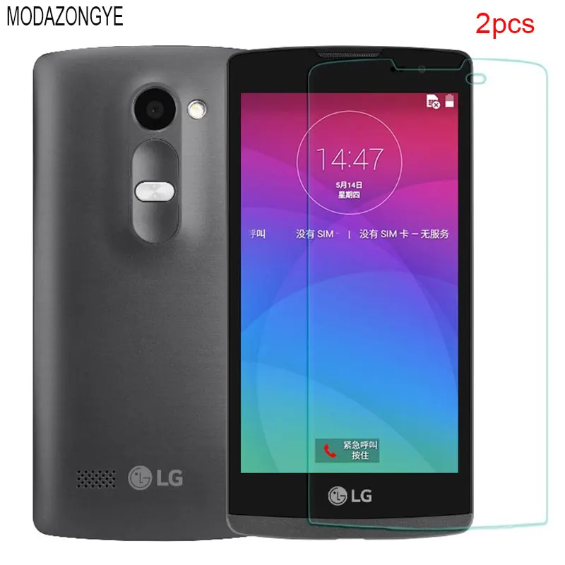 Закаленное стекло для LG Leon 2 шт. Защита экрана C40 C50 H340N H324 H320 защитная пленка