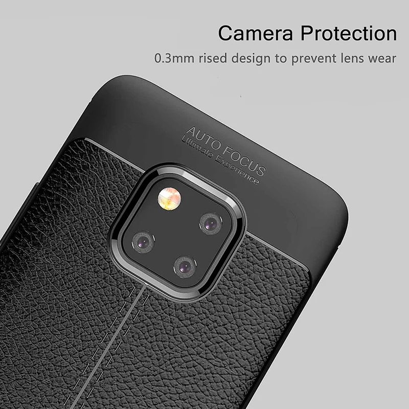 Для huawei mate 20 Pro чехол Чехол Мягкий ТПУ силиконовый бампер кожаный для 20X |