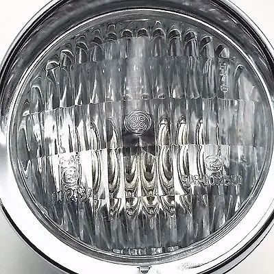 Хром Мотоцикл Высокая ближнего света головной светильник лампа для Harley Dyna XL|lamp
