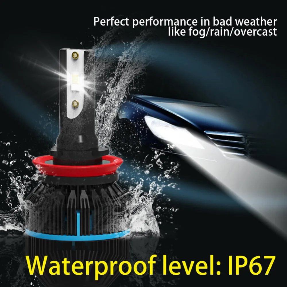 Car LED Headlight Bulb Kit H1 H3 H4 H11 9005 9006 9003 H7 60W 6000K Bright S6 Bulbs Auto Lamp | Bulbs(LED)