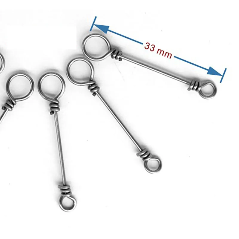 1000 шт. маленький крючок для наживки аксессуары 33 мм проволока из нержавеющей