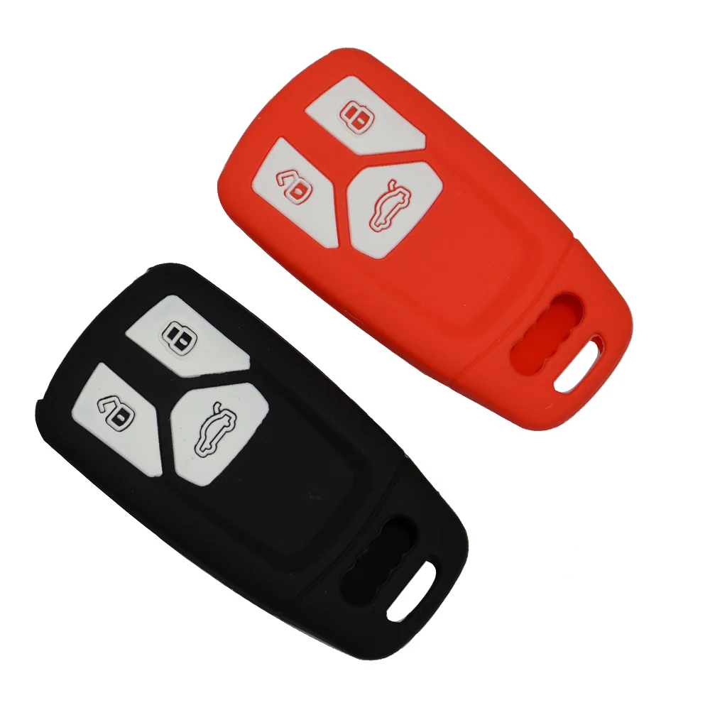 OkeyTech силиконовый каучук автомобильные чехол для брелка с ключом из зернистой