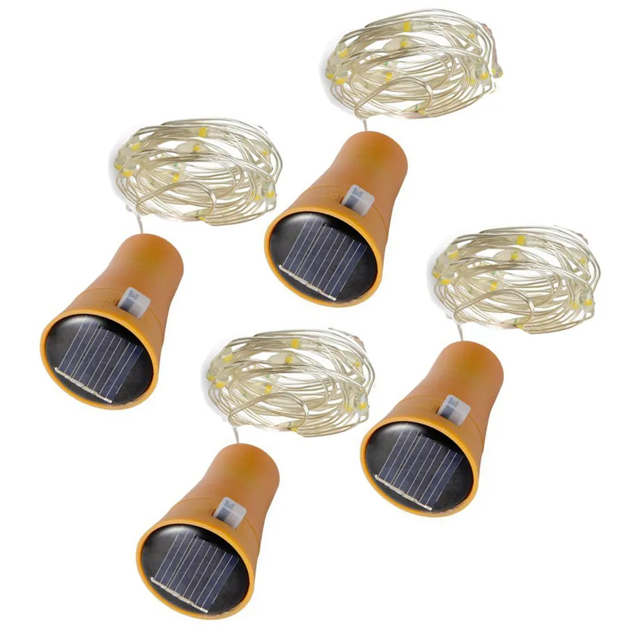 BEIAIDI 10 шт./лот 1 м 10LED медный провод на солнечных батареях светодиодная струнная