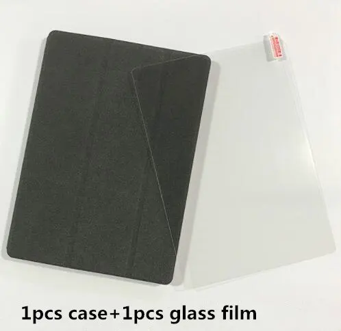 case and glass Films Чехол из искусственной кожи для chuwi HI9 AIR 10,1 дюймов планшет, защитный чехол-подставка для chuwi hi9 air - Цвет: case and glass Films