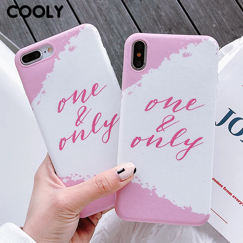 Cooly Letter Print Case For iPhone XS Max X XR Cases 6S 6 7 8 Plus Back Cover Cartoon Phone Coque Candy Color Capa on - Кейс Cooly с печатными буквами для iPhone XS Max X XR, кейсы 6S 6 7 8 Plus, задняя крышка, мультфильм, телефонная обложка, сладкие цвет
