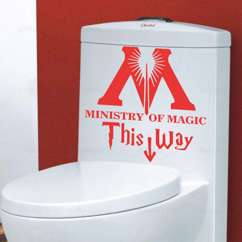 DIY персонализированные настенные наклейки для ванной и туалета | Дом сад