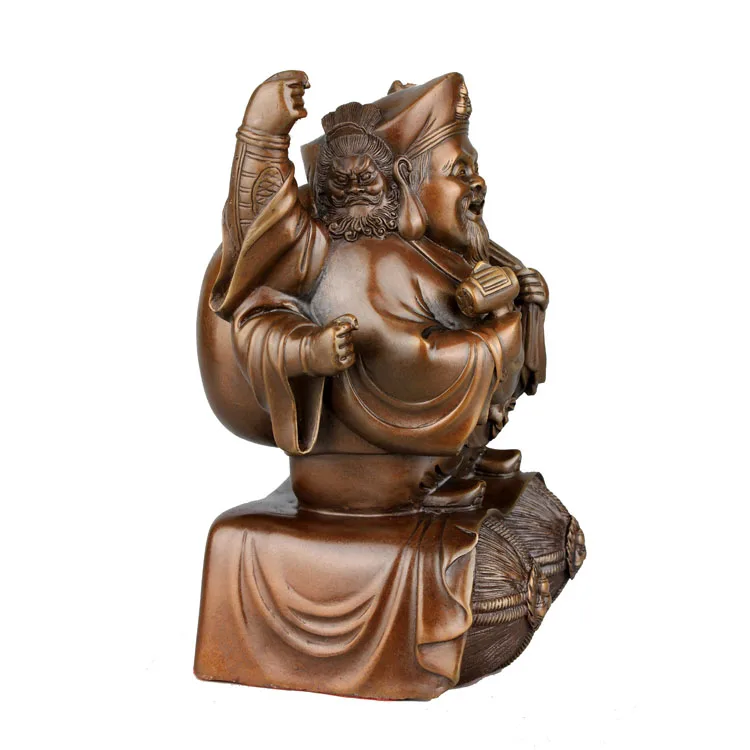 Высококачественная тибетская буддистская латунная медная трехсторонняя